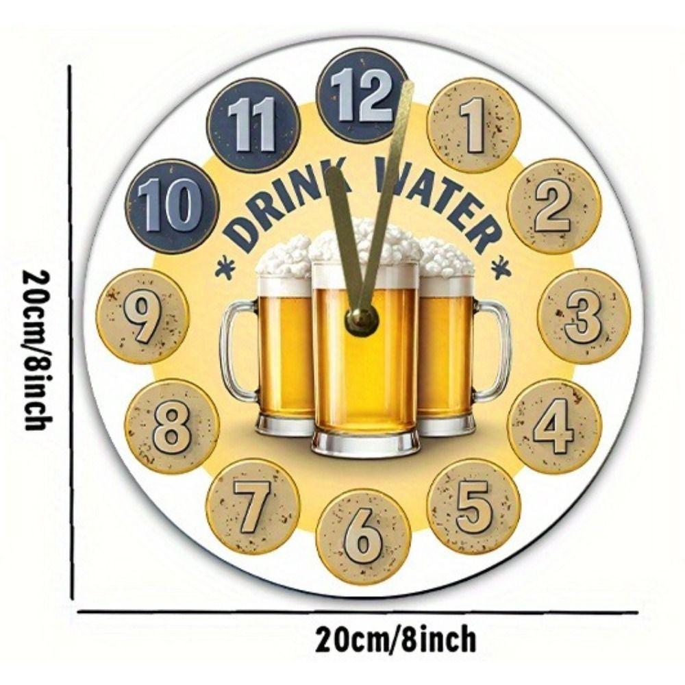 Segno in Latta Metallico Birra Decorazione Murale 20x30cm