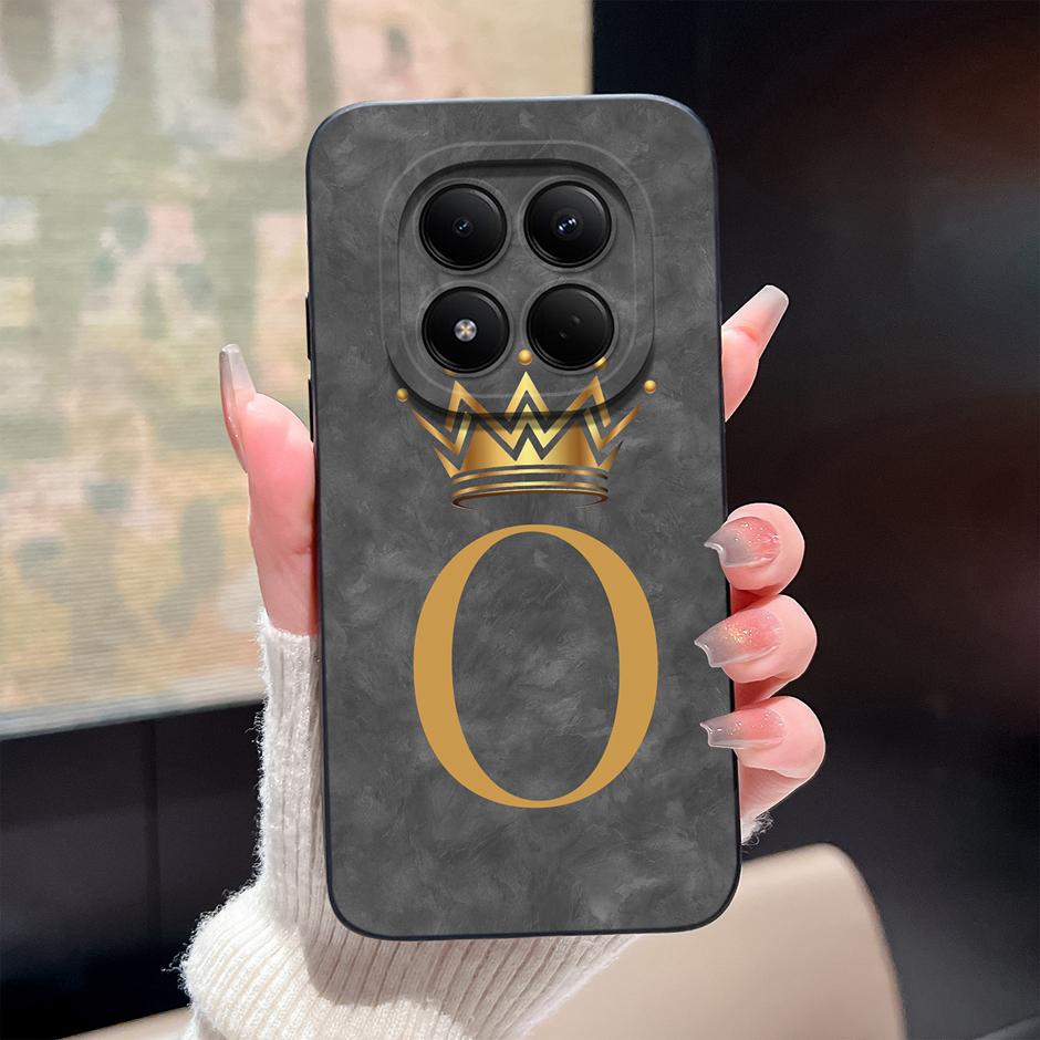 For Redmi Note 15 Pro 4G 5G Phone Cases Cute Panda 26 Letters Shockproof Soft Liquid Silicone Cover For RedmiNote15 15Pro Fandas