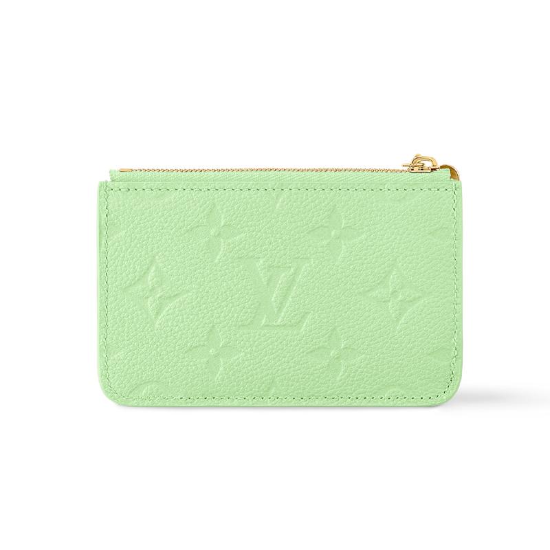 Louis Vuitton X Takashi Murakami Romy Letter Logo Zipper Wallet Women Wallet White Light-Green M13800
