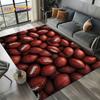 2025 Rugbyfeld Rugby American Football Cartoon Teppich für Wohnzimmer Schlafzimmer Zuhause Sofa Dekoration, Teppich rutschfeste Fußmatte