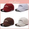 Letter Balanced Embroidery Baseball Cap Sun Protection Breathable Hat Peaked
