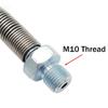 High Pressure Hose Outdoor M10*1 Thread With Spring Wrapped