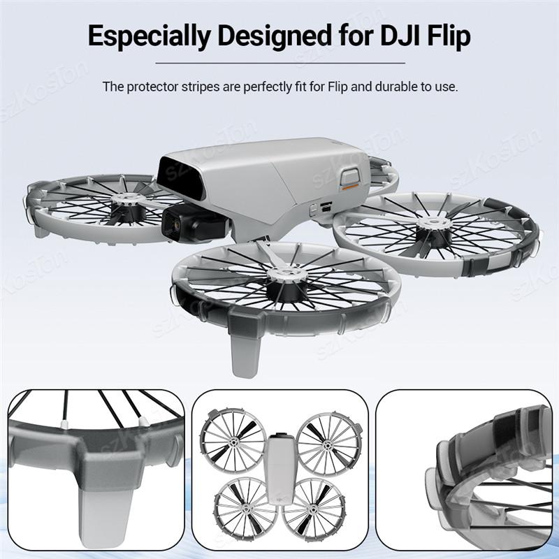 Propeller Guard For DJI Flip Protector Bumper Rings Propeller Anti-drop Lightweight Protection Cover For DJI Flip Drone Accesso