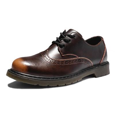 Brand Breathable Men's Oxford Shoes Top Quality Dress Shoes Men Flats Fashion Genuine Leather Casual Shoes Men Shoes