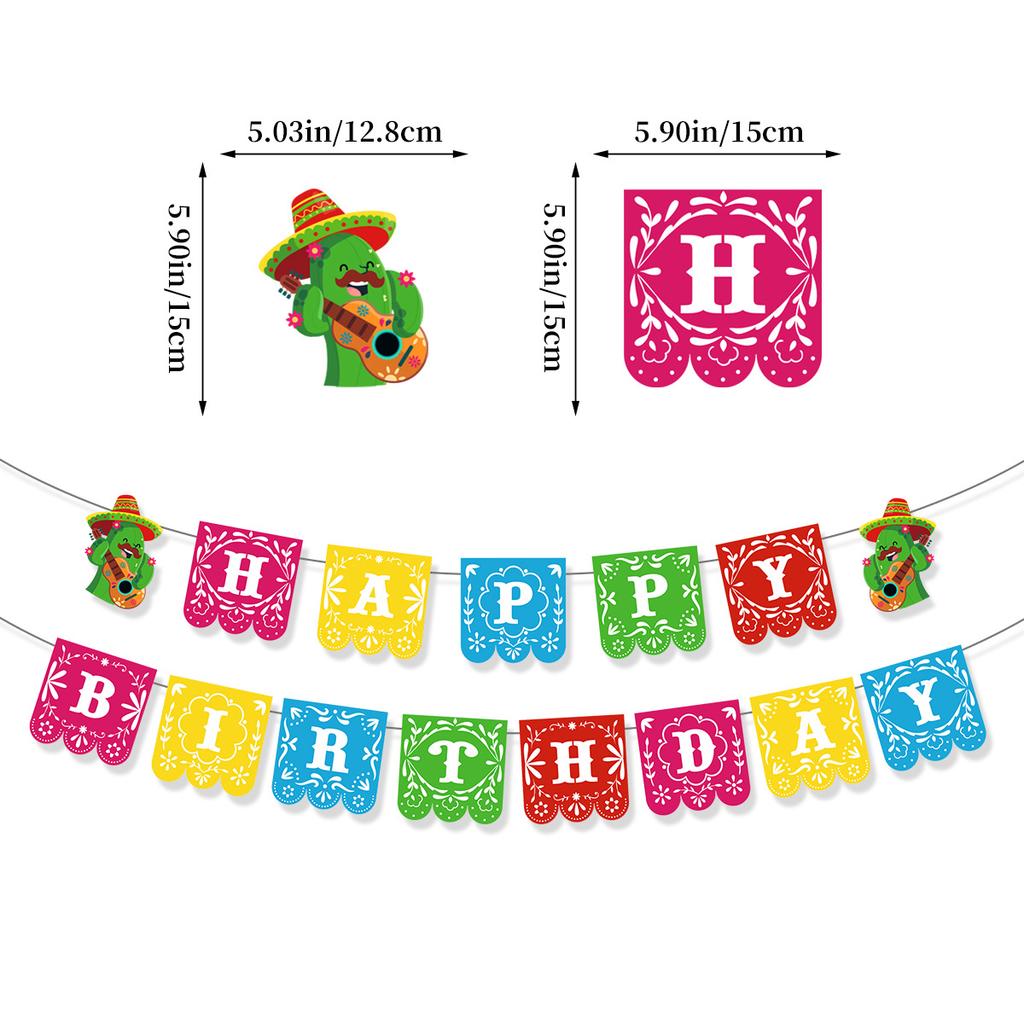 Mexican Holiday Decoration, Birthday Party Arrangement, Flag Latte Flower Tower Can Be Customized With Spiral Pendant.