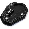 CNC Motorcycle Kickstand Pad Side Stand Enlarge Plate Compatible with 2025 Rebel 1100 T CMX1100 Rebel 1100 CMX 1100 M T 2020-2023 2024 2025 (Black)