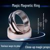 Černý magnetický magický prsten: Silný magnet pro close-up magii a talentové show