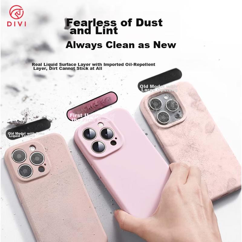 Official Version True LiquidIPhone 12 Case, Liquid Silicone Skin-Friendly Full Camera Protection, Ultra-Thin Shockproof Anti-Scratch Case, Pink