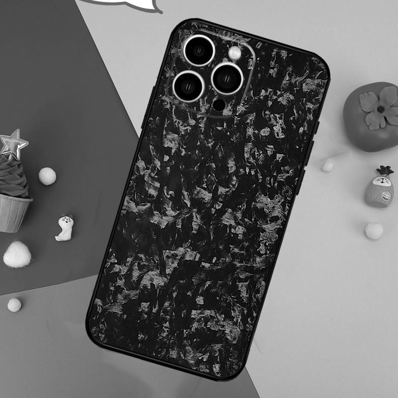 Чехол из кованого карбона для iPhone 17 Pro Max 16 14 13 12 11 15 Pro Max Plus 12 13 Mini 16e 17 Air Cover iPhone 12 mini
