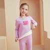 Kinder Extra Dicker Samt Thermounterwäsche Set für Jungen und Mädchen - Gemütlicher Winter Pyjama und Herbsthose