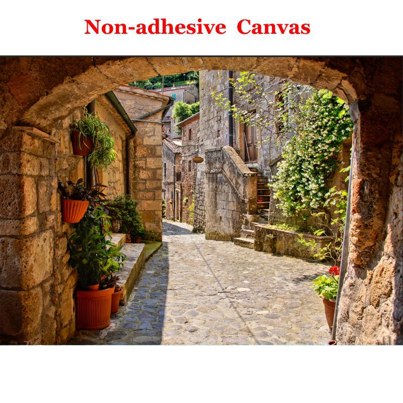 

На замовлення 3D фотошпалери Європейське містечко Вуличний вид Фотошпалери Кухня Вітальня Ресторан Домашній декор Живопис 300cm (W) x 200cm (H)