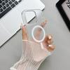 Applicable To IPhone16 Color-transparent Magnetic Phone Case MagSafe Apple 13/14 Acrylic 15 Anti-fall Case