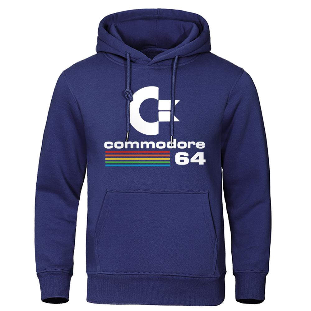 Bequemer Herren-Trainingsanzug Herbst-Winter-Kapuzenpullover Commodore 64 Coole Kleidung Langarm-Kapuzenpullover