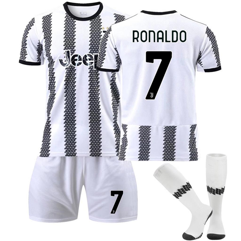 22/23 Juventus-Home Jerseys Children's Football Training Suit Set