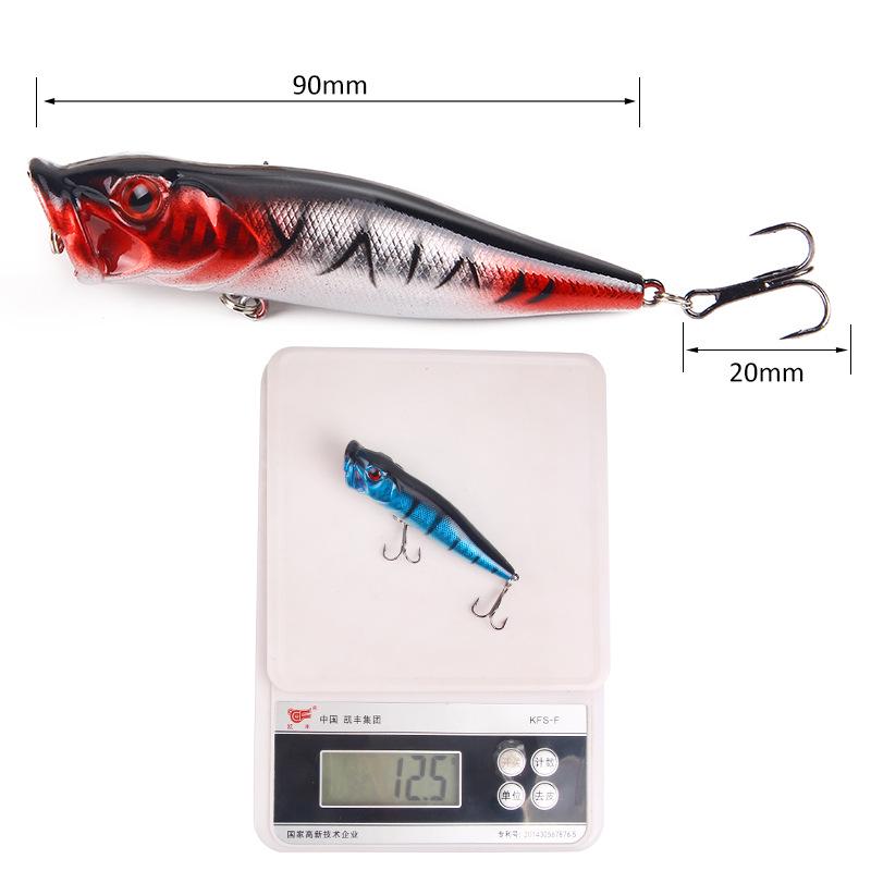 5PCS Welle Klettern Sub Köder 9cm/12,5g Wasser Oberfläche Nachahmung Gefälschte Fisch Köder Harter Köder