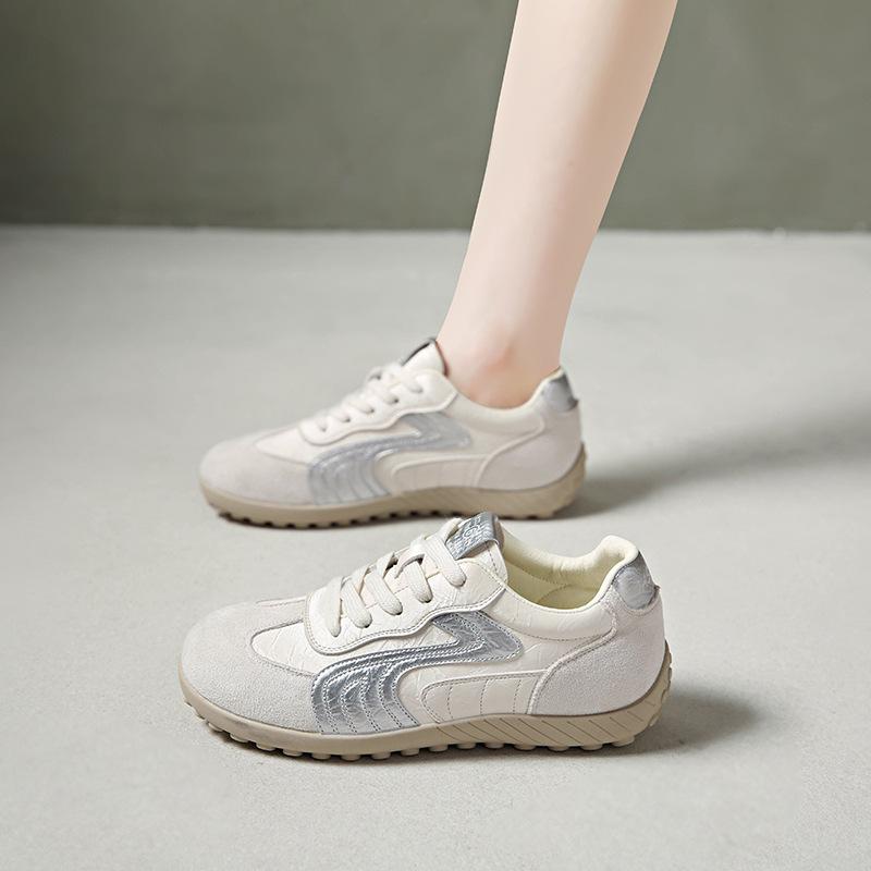 Platform Forrest Gump Shoes 2025 New Fashion Versatile Comfortable Light Casual Soft Sole Korean Version Lace-up Women's Casual Shoes
