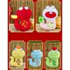 Of Year The Snake Mascot Plush Toy Cute Color Doll Childrens Holiday Gifts