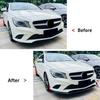 Para Mercedes Benz Clase CLA C117 CLA 200 220 180 2013-2015 Labio Divisor Spoiler Difusor Parachoques Delantero Accesorios BodyKit Tuning