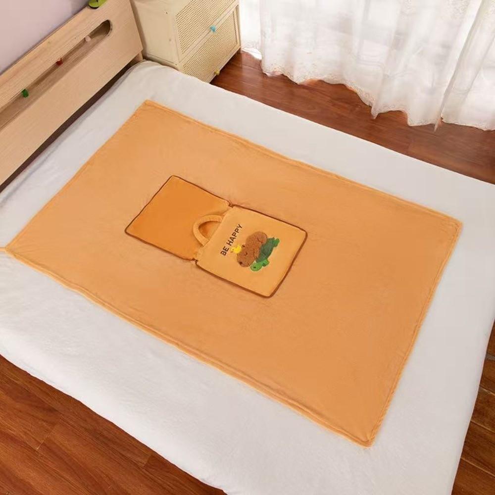

Cute Cartoon Capybara Plush Pillow Portable Nap Cushion Blanket New Sofa Back Cushion Style 4