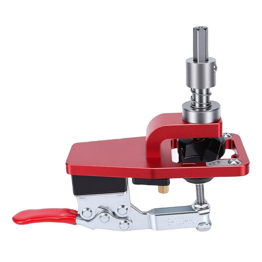 35mm Concealed Hinge Jig Hardware Drilling Hole Puncher Quick Positioning and Adjustment Red