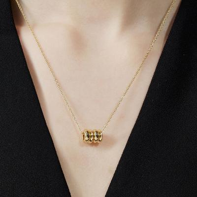 Claw Silver (Y) Barrel Necklace Hl2N4B209Y9500