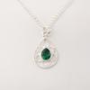 Chrome Diopside Gemstone 925 Sterling Silver Handcrafted Pendant 1.40" For Wedding Gift PP-19-1