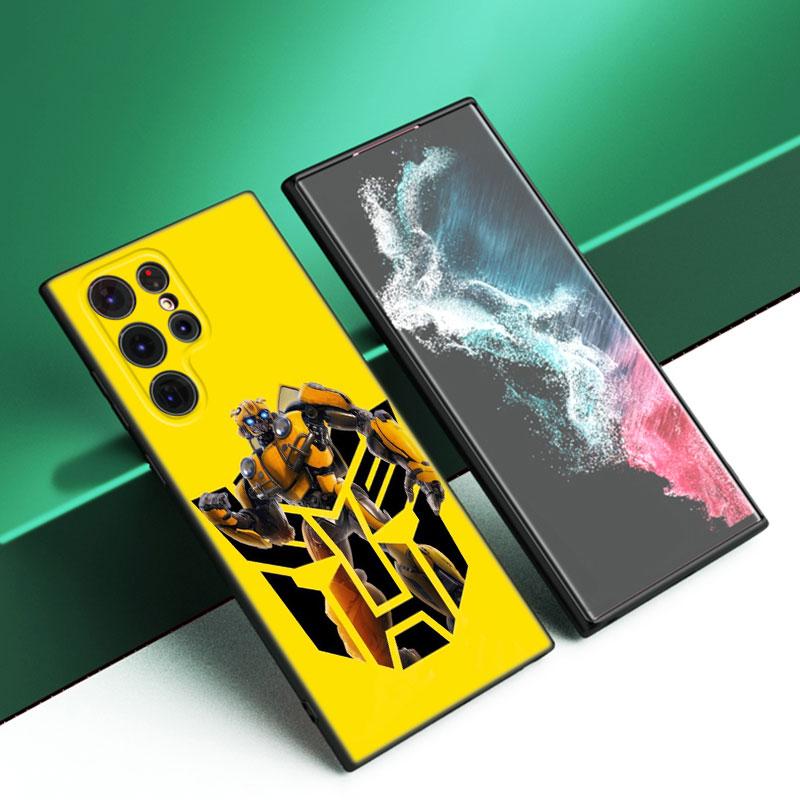 

Трансформеры Шмель Черный силиконовый чехол для телефона Samsung Galaxy S23 S21 S20 FE S24 S22 Ultra S10E S10 S9 S8 Plus Samsung S10 Plus