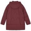 Plus Size XL-5XL Middle Age Woman Winter Long Coats Hooded Elegant Loose Thick Warm Embroidery Parkas Female Jacket