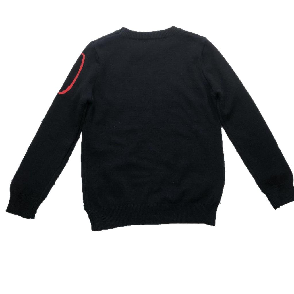 Zimowy Modny Sweter z Dzianiny Wełnianej w Europejskim Stylu: Długi rękaw, Okrągły dekolt, Żakard z literami