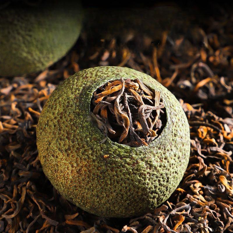 Ceai Puerh Xinhui Xiaoqingkang Ceai Copt Autentic Chen Pi Crud Soare 250g