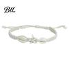 Cute Starfish Shell Bracelet Summer Beach Bracelet, Bohemian Sea Turtle Braided Handmade Woven Flexible Rope for Travel String Wristband, Adjustable