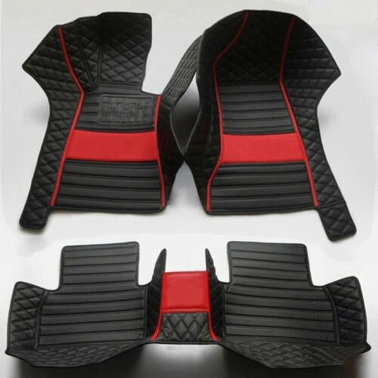 Customized Car Floor Mats For Ford Ranger 2011-2023 Years Auto Waterproof Carpets Foot Coche Accessorie Floor Liners