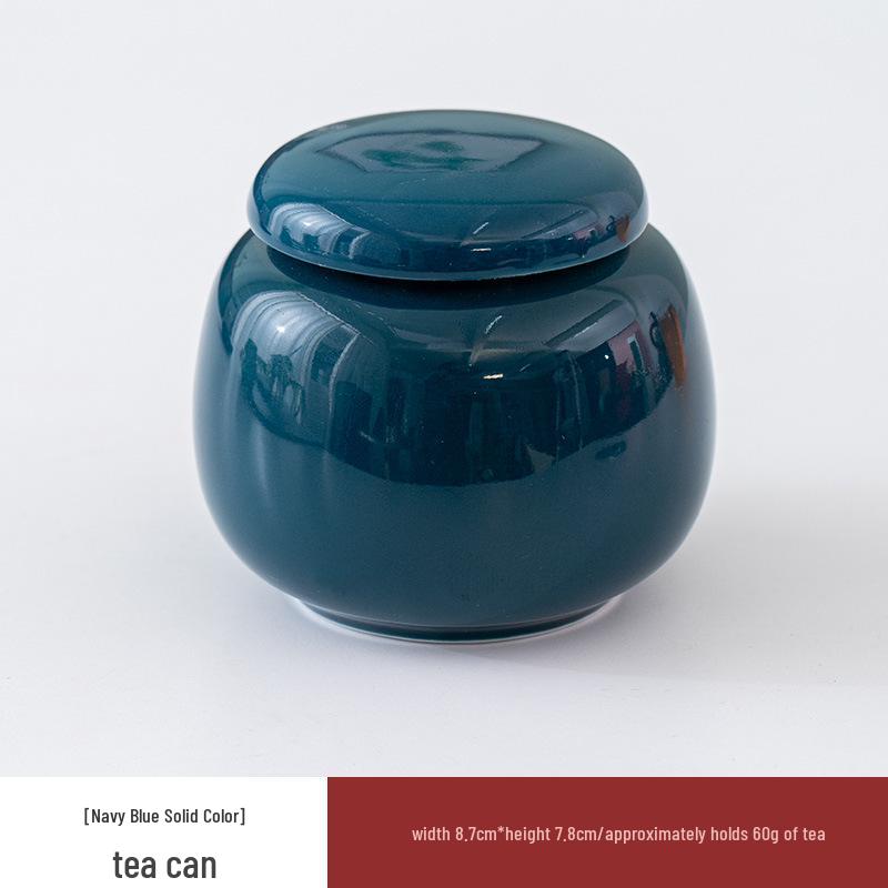 Multi-Color Ceramic Mini Jars for Tea, Incense, or Storage – Sealed and Engraved Design