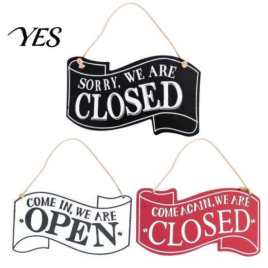 Open Closed Wood Sign Sign, with Lanyard, Retro Decorative Door Double-Sided Printed for Bars Cafes Wall Decor Old-fashioned