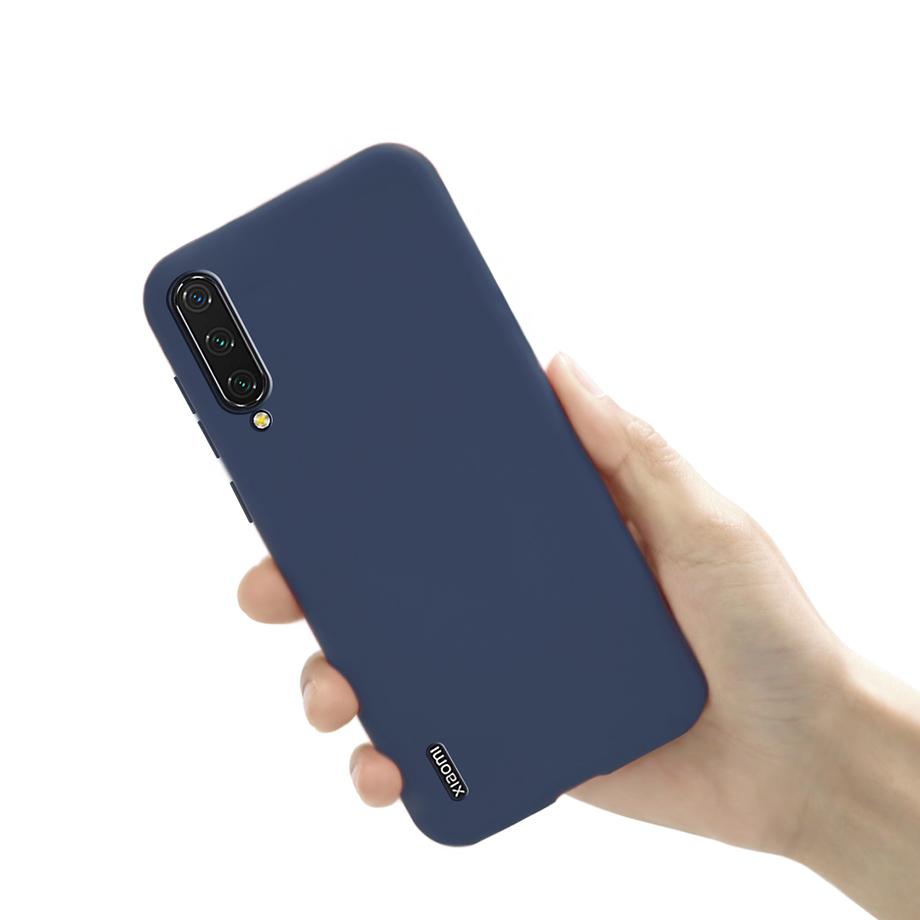Liquid Silicone Phone Case for Xiaomi Mi 9 Lite Mi A3 Mi 9 SE 9T Pro Cover Matte Case Xiaomi Mi 9 Lite Soft Cover Fundas