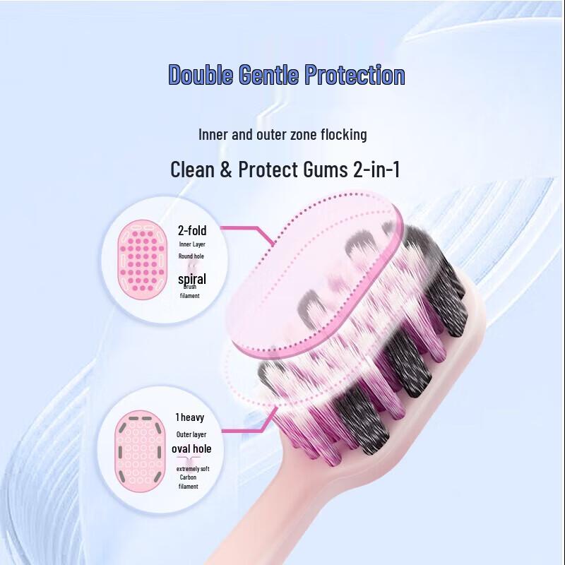 Saky Wide Head Soft Toothbrush (2-pack)