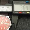 JAPAN VINTAGE SEIKO 5 AUTOMATIC MENS RED COLOR DIAL WATCH a701292-5 R206a-a701292