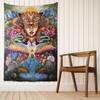 Abstract Leopard Head Tapestry Wall Hanging Psychedelic Witchcraft Tropical Scenery Living Room Bedroom Home Decor