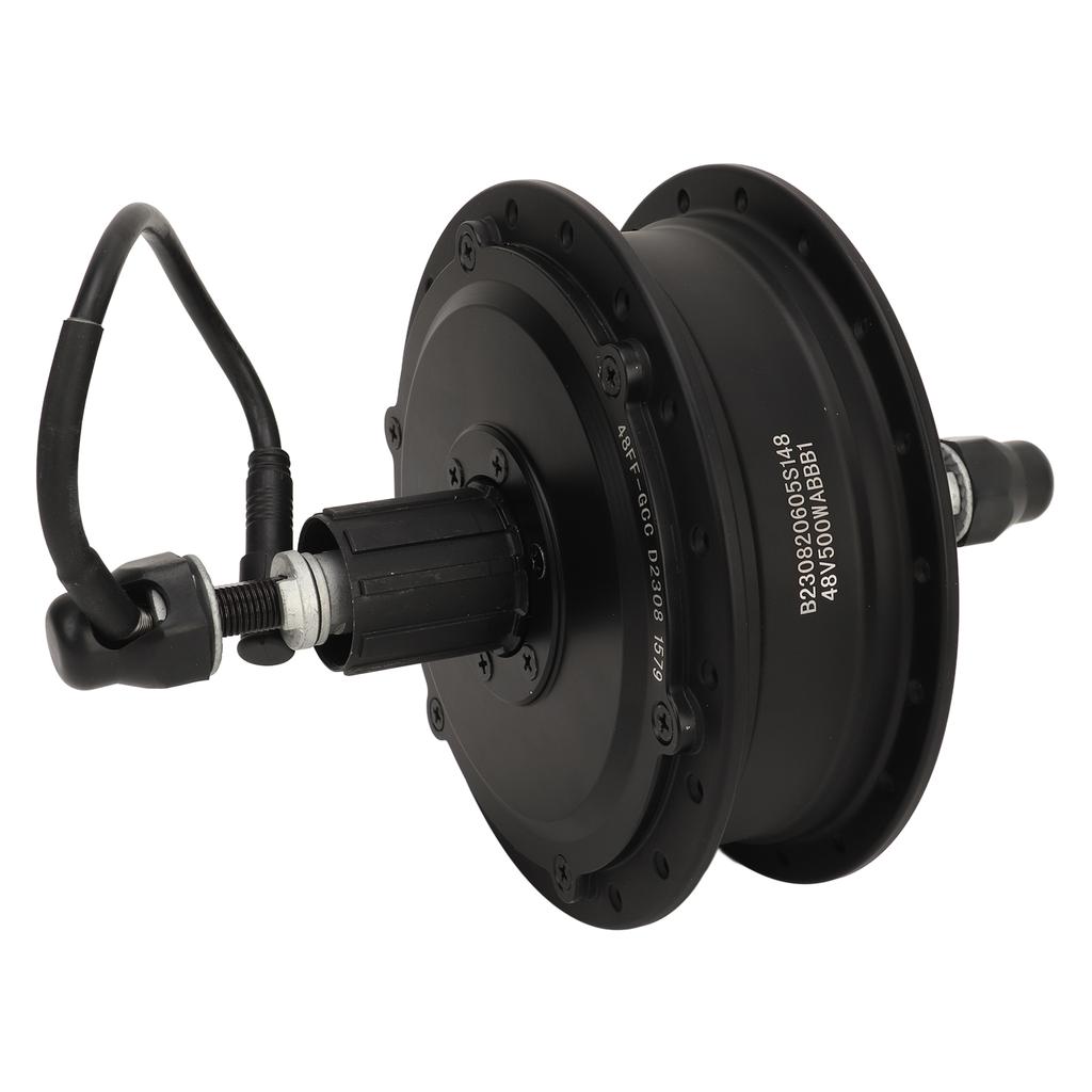 Bike Gear Hub Motor Brushless Rear Wheel Drive 48V500W Cassette IP54 Waterproof Quiet Operation