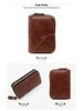 In Stock: 2023 Urban Minimalist PU Leather Card Holder - European & American Style