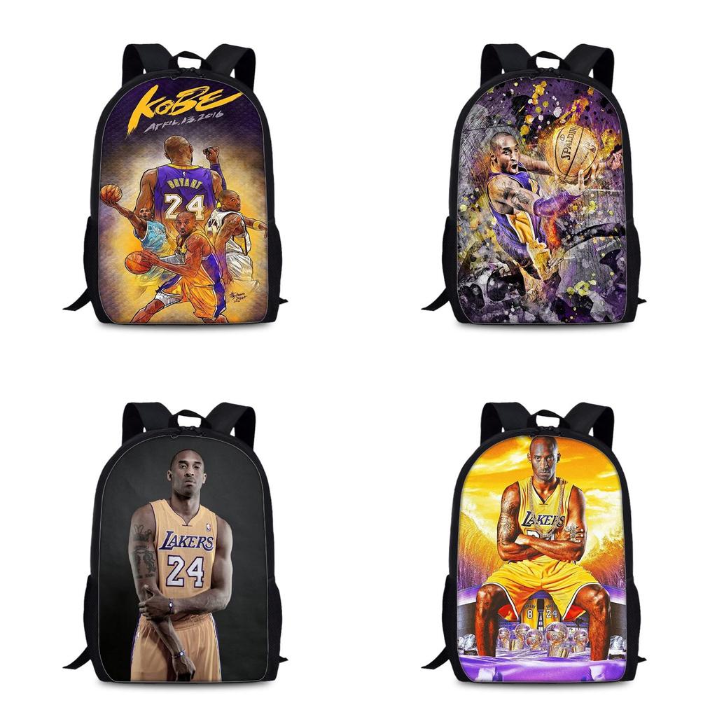 Sac à dos d'université Kobe Bryant en matériau nylon pour un usage quotidien et les activités sportives