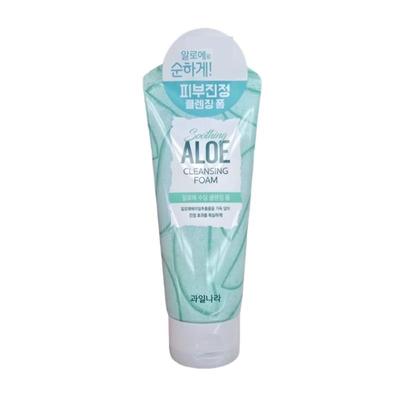 KWAILNARA Mousse Nettoyante Apaisante Vital Aloe 130g – Nettoyant Visage à Base d'Aloe Vera, Mousse Douce, Lavage Quotidien Rafraîchissant & Confortable