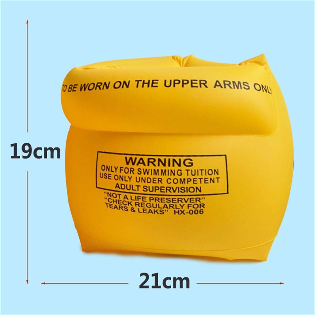 1PC PVC Inflatable Swimming Arm Ring Double Airbag Floating Sleeve Cylinder Water Sleeve Arm Floating Ring
