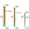 6PCS High Speed Steel Step Drill Bit Set Cone Hole Cutter 3-12mm 4-12mm 4-20mm Multisize Pagoda Drill Bits For Metal Stainless