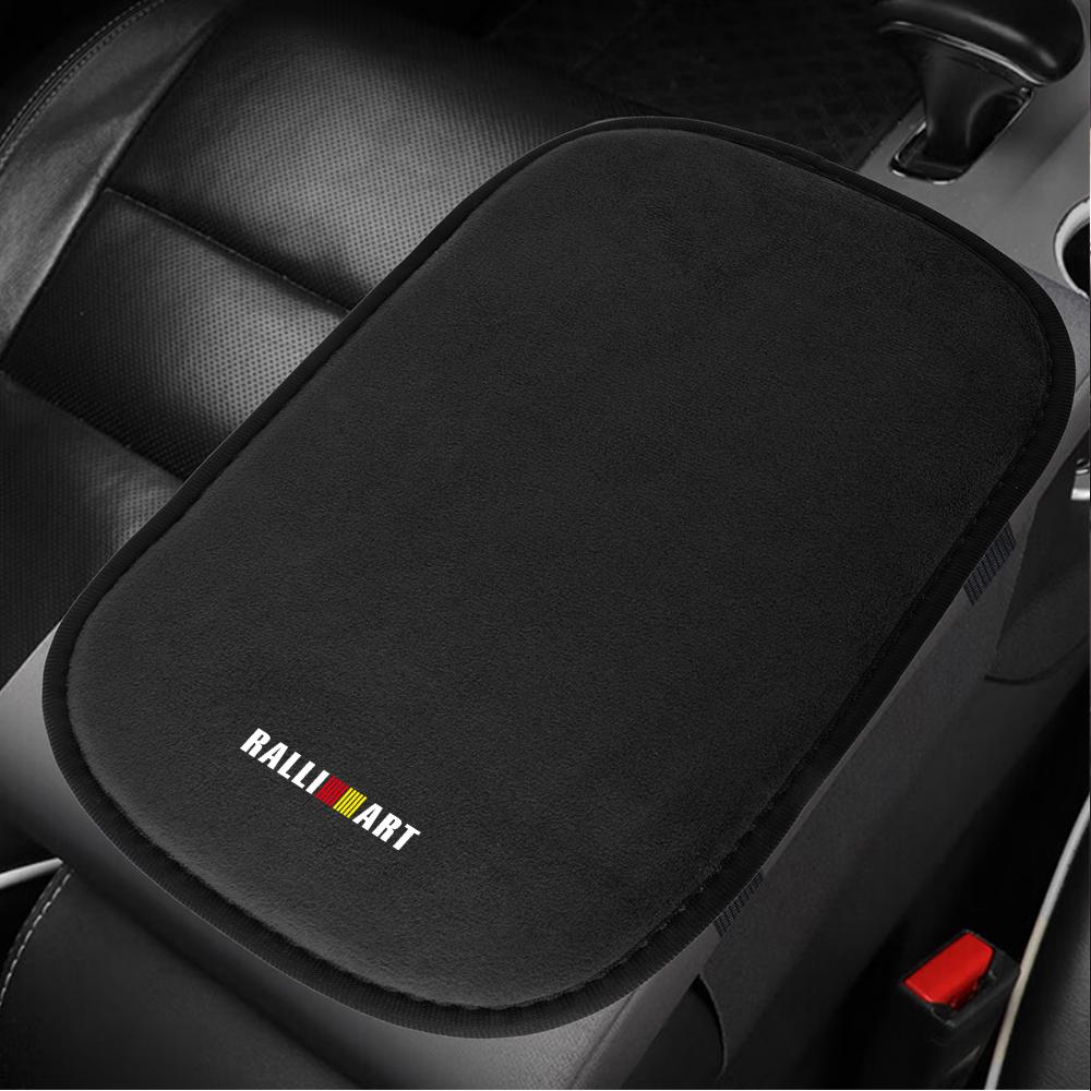 Car Center Console Fur Pad Armrest Box Non-slip Mat For Mitsubishi Pajero Outlander XL Montero Lancer Triton l200 ASX Ralliart