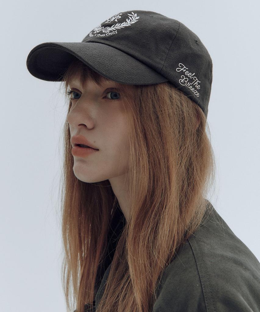 CITYBREEZE Laurel Logo Embroidered Ball Cap_2 Colors
