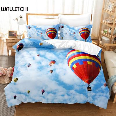 Hot Air Balloon Bedding Set Duvet Cover Set 3d Bedding Digital Printing Bed Linen Queen Size Bedding Set Fashion Design