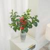 Artificial Plants Green Yulan Office Bride Bouquet Wedding Home Vase Garden Wreath Courtyard Dining Table Outdoor DIY Gift Decor