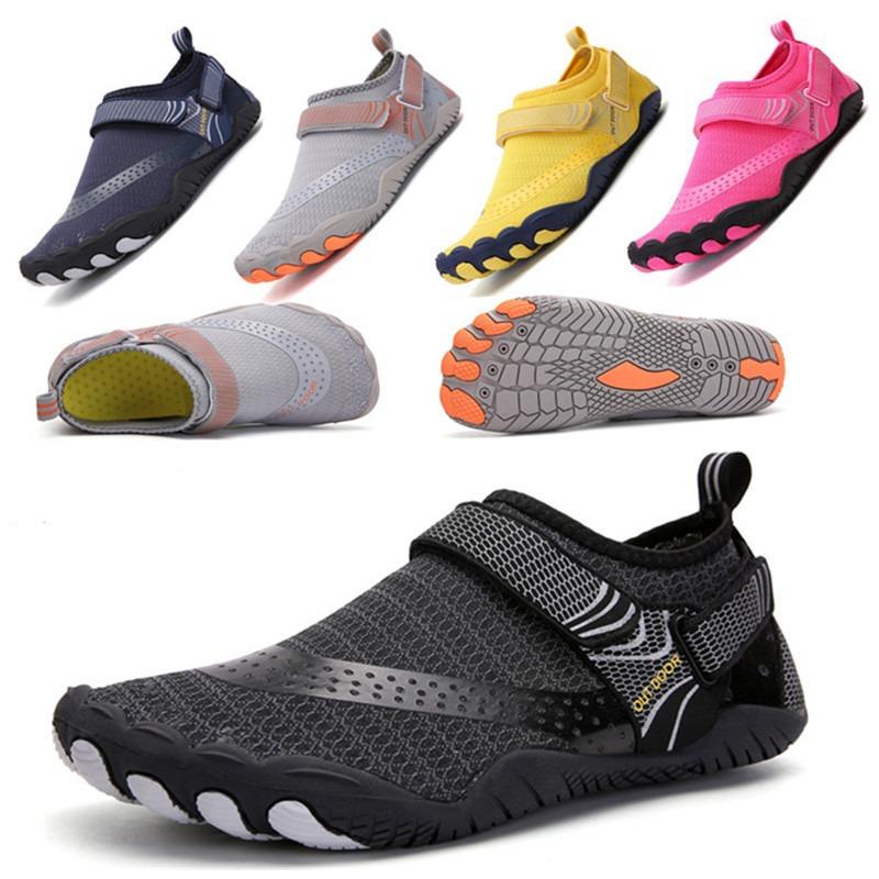 Fashion Summer Men's Women Quick-Drying Shoes Outdoor Breathable Wear-resistant Colorful Beach Surfing Sneakers Unisex Swimming Footwear