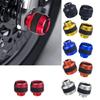 2Pcs Motorcycle Front Fork Cup Alloy Front Wheel Crash Protector Anti-fall Frame